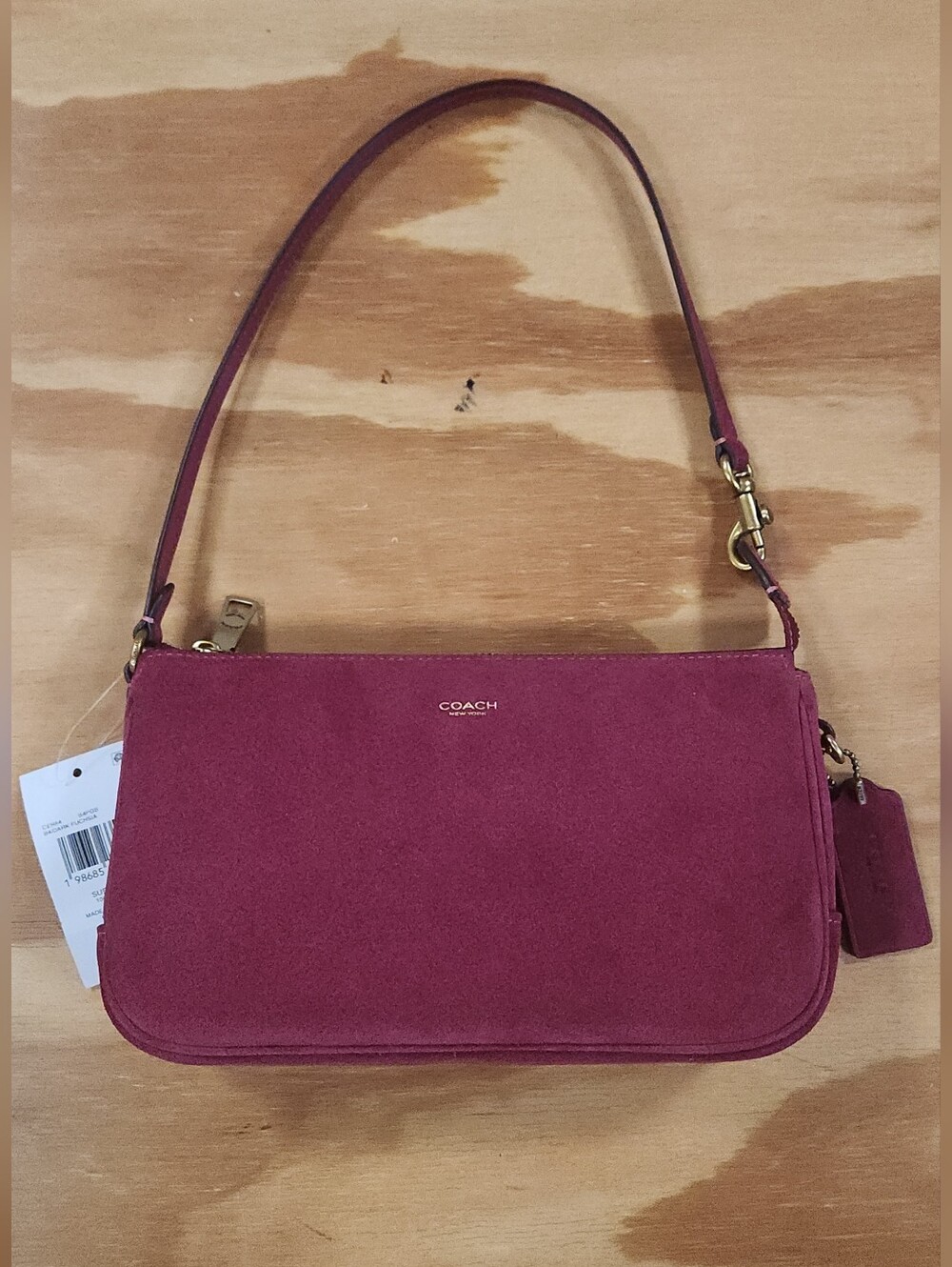 Coach Plaza Bag Dark Fuschia - Picture 2 of 12